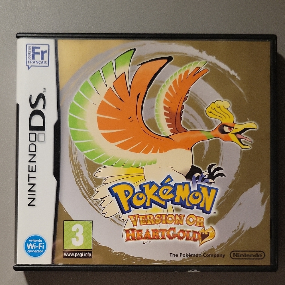 Nintendo DS Pokémon HeartGold - Gold and Orange